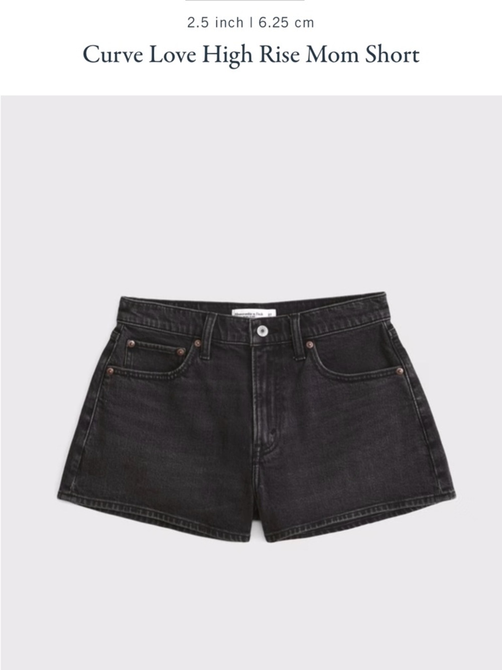 Abercrombie Curve Love High Rise Mom Short